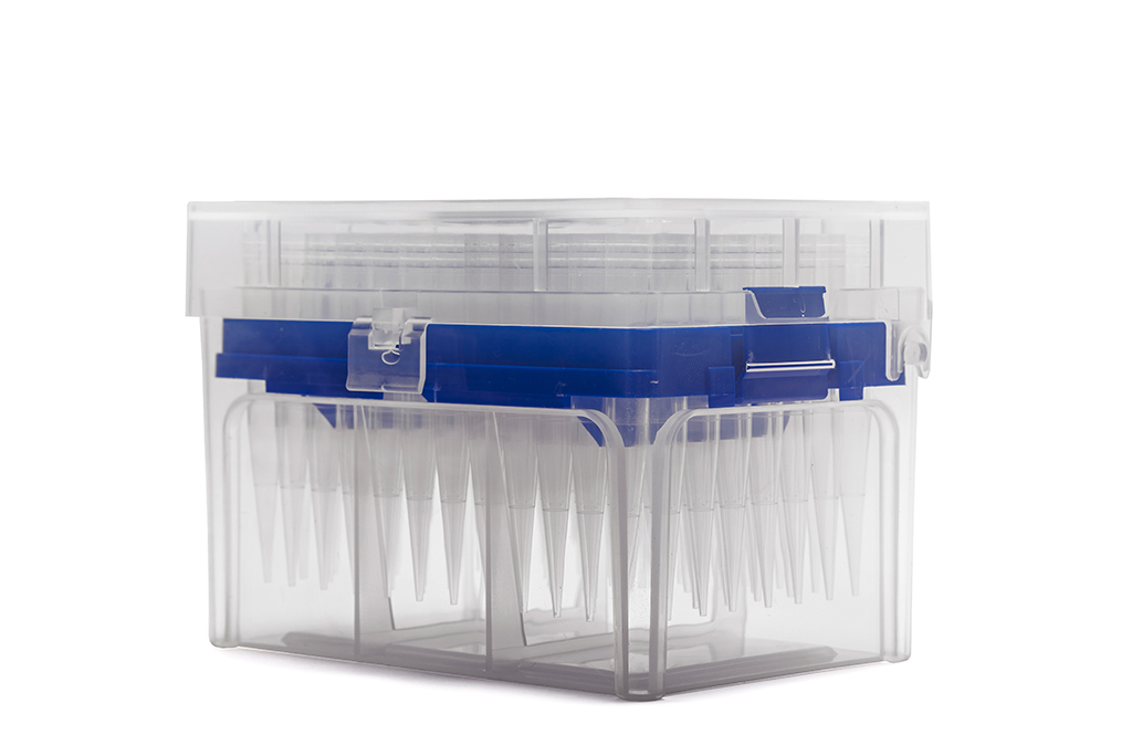 526105 Наконечники MAXIPENSE™ultra Low Retention удлиненные градуированные в штативах (стерильные) 1250 мкл