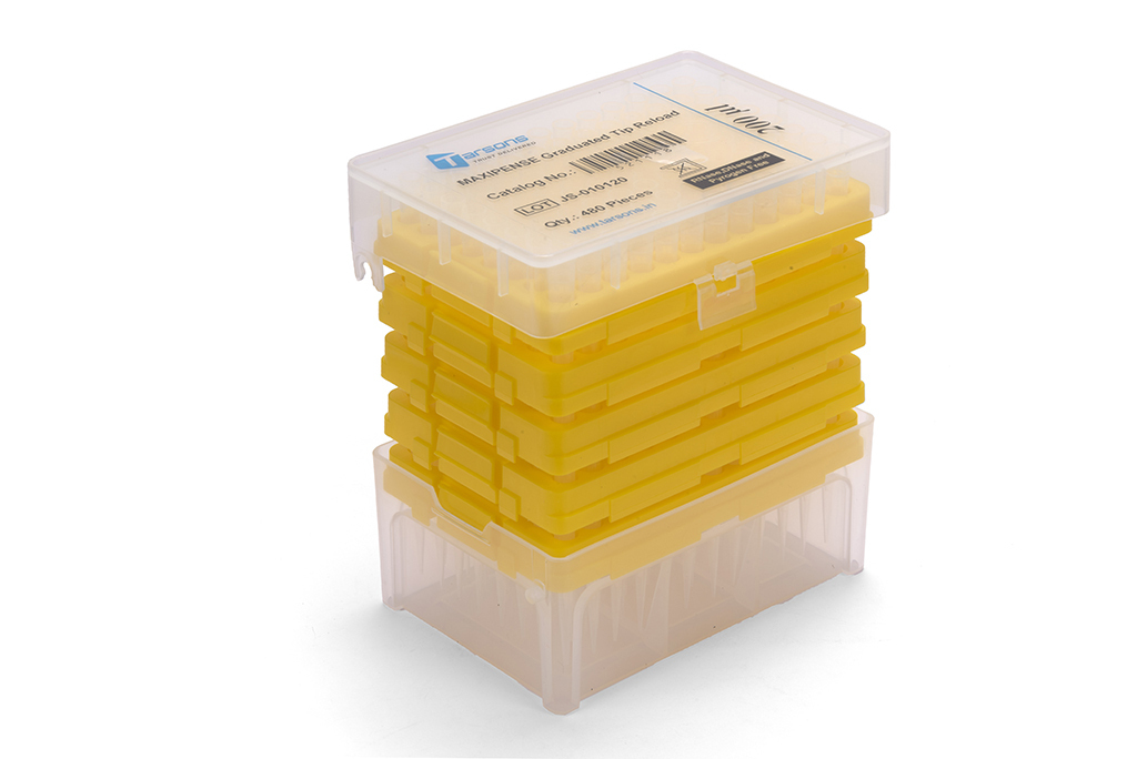 521124 Наконечники Maxipense™ градуированные в сменных блоках (стерильные) 300 мкл