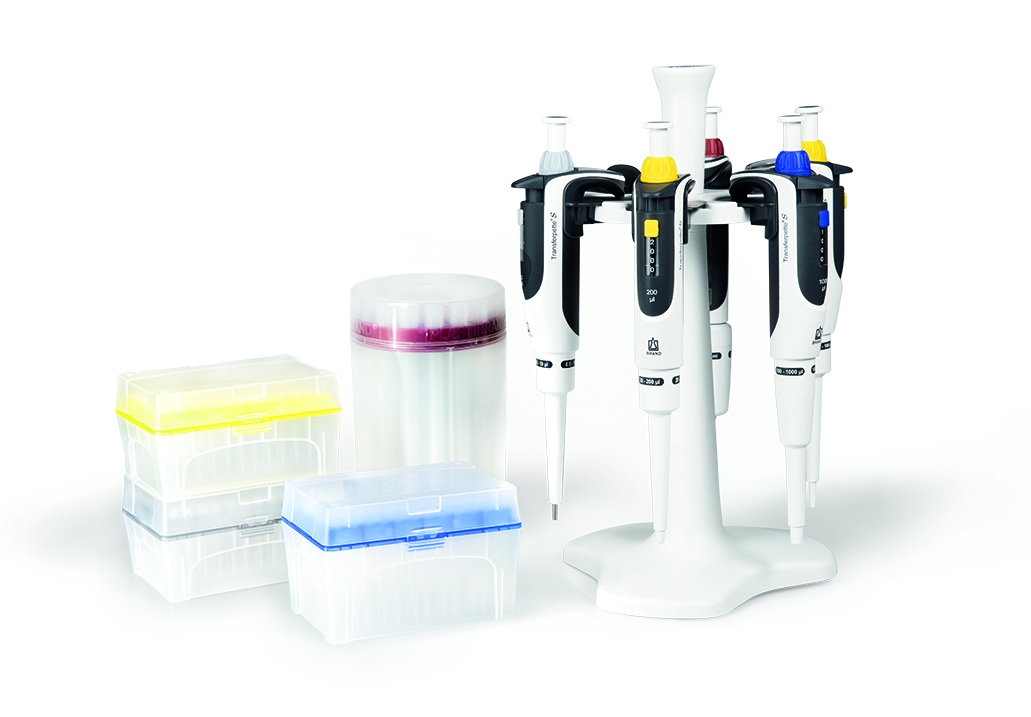 7058 80 Дозатор лабораторный механический "Трасферпетт® С" (Transferpette® S): Дозатор переменного объема: 100 — 1000 мкл