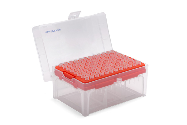 521108 Наконечники градуированные удлиненные в штативах (нестерильные), 10 мкл XL/20 мкл